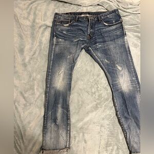 Cult of Individuality Jeans men’s 42x34 Greaser Straight selvedge raw denim